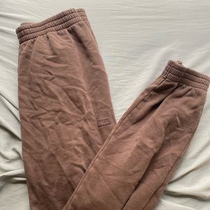 PINK Victoria secret campus joggers in brown